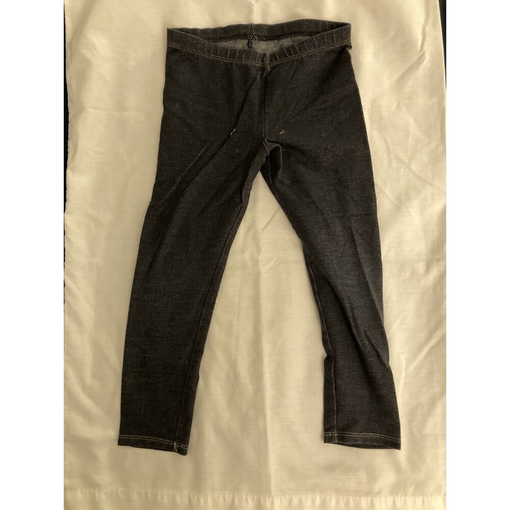4T Cat & Jack girl clothes - 1 piece pants | solid and black theme
